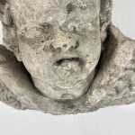 Exquisite Pair of Decorative Angel Head Busts, Mixed Media, 1930s