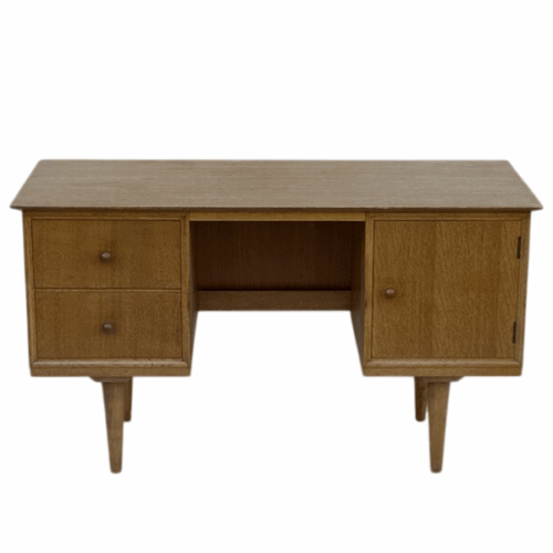 Mid Century Light Oak Desk