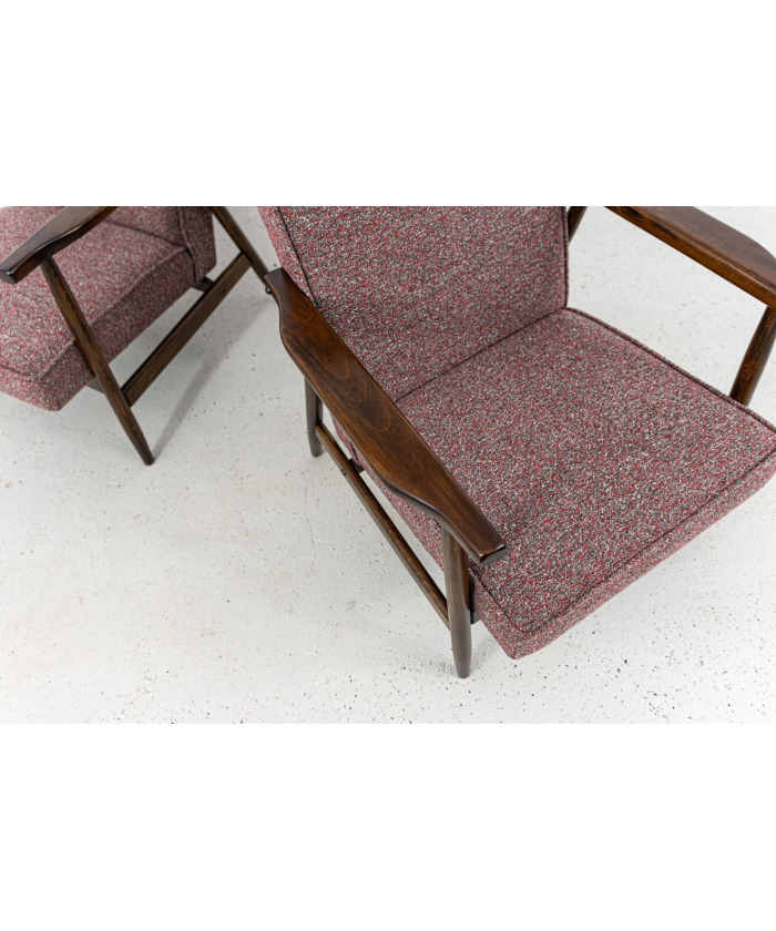 Pair Of Vintage Armchairs, Poland, 1960s