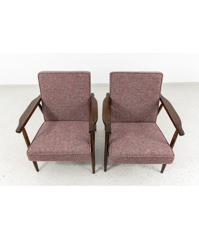 Pair Of Vintage Armchairs, Poland, 1960s