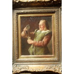 Painting by Fritz Wagner (Munich 1896-1939) - oil on wood - signed