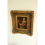 Painting by Fritz Wagner (Munich 1896-1939) - oil on wood - signed
