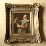 Painting by Fritz Wagner (Munich 1896-1939) - oil on wood - signed