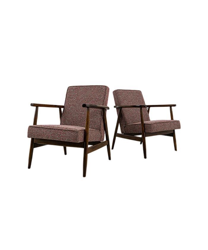 Pair Of Vintage Armchairs, Poland, 1960s
