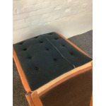 Gote Mobler Leather Reclining Swivel Chair.