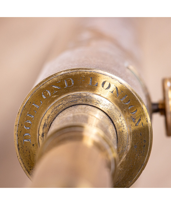 Large Victorian Brass Telescope by Dollond of London