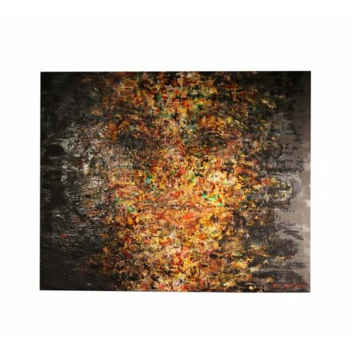 Abstract Mixed Media On Canvass Signed 2015