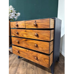 Edwardian Painted Five-Drawer Mahogany Chest of Drawers