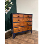 Edwardian Painted Five-Drawer Mahogany Chest of Drawers