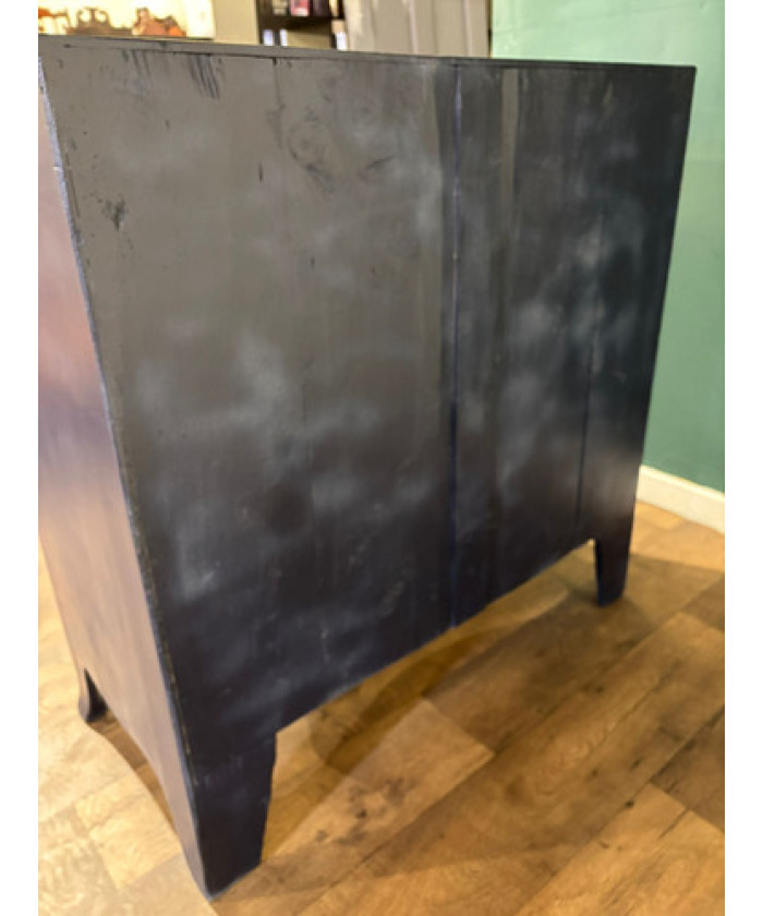 Edwardian Painted Five-Drawer Mahogany Chest of Drawers