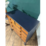 Edwardian Painted Five-Drawer Mahogany Chest of Drawers