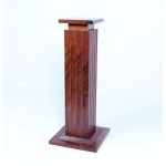 French Art Deco Fluted Thuya Column