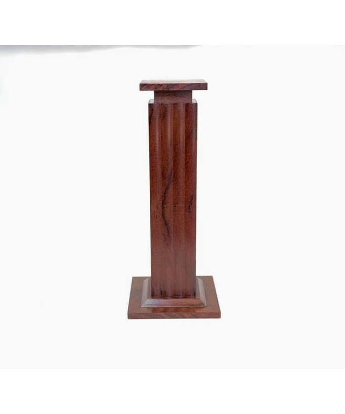 French Art Deco Fluted Thuya Column