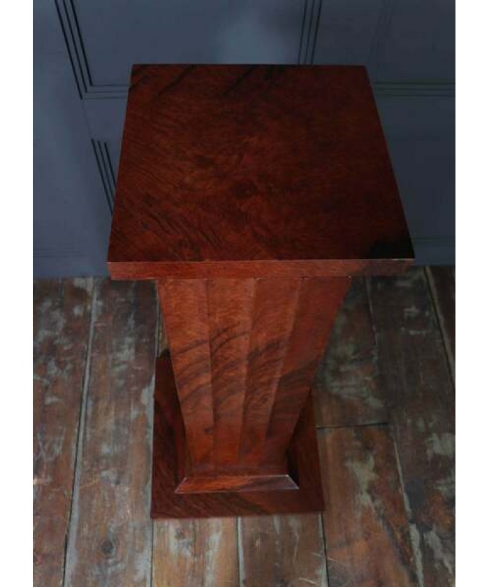 French Art Deco Fluted Thuya Column
