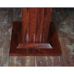 French Art Deco Fluted Thuya Column