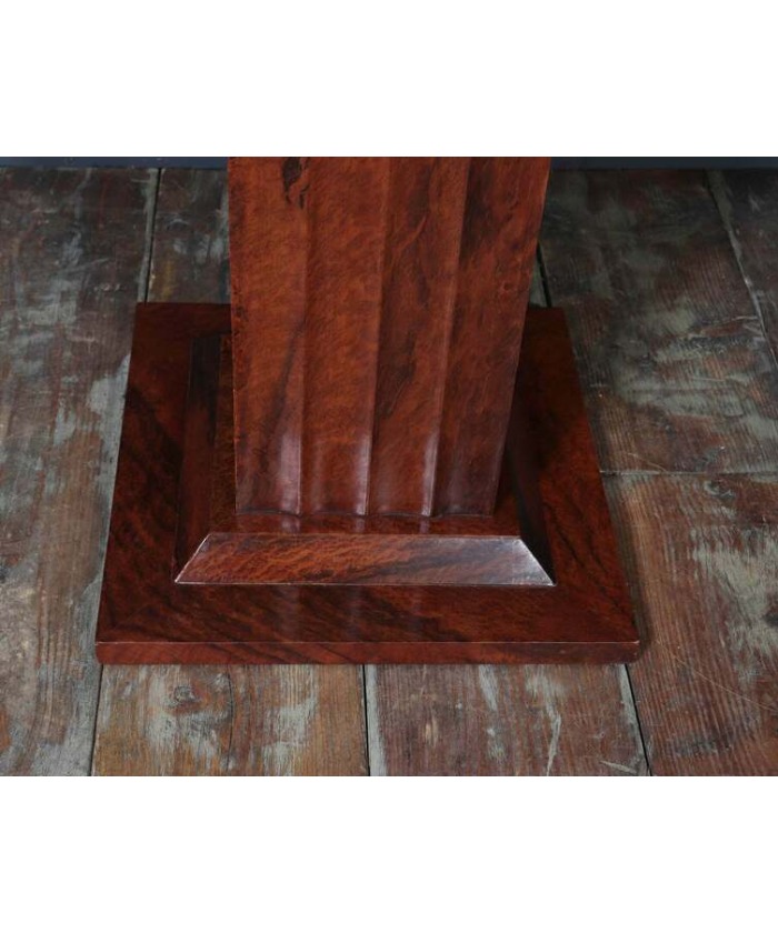 French Art Deco Fluted Thuya Column