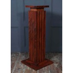 French Art Deco Fluted Thuya Column