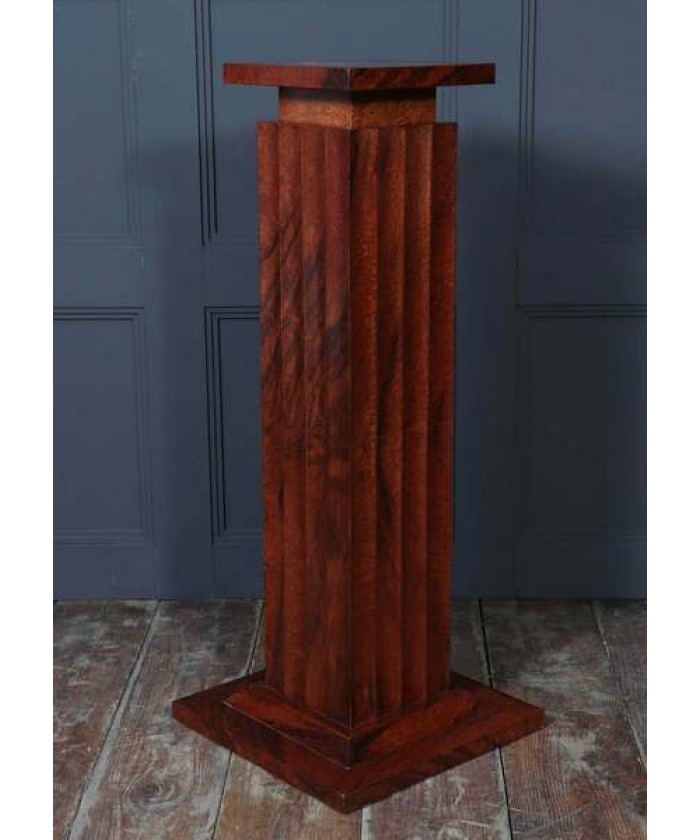 French Art Deco Fluted Thuya Column