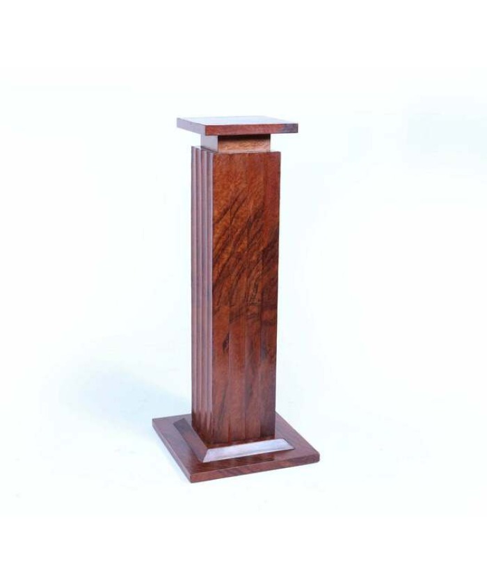 French Art Deco Fluted Thuya Column