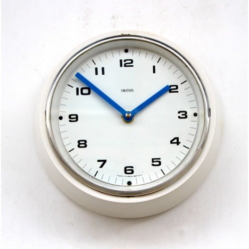 1970s British Office/Commercial Industrial Wall Clock. Fully Guaranteed