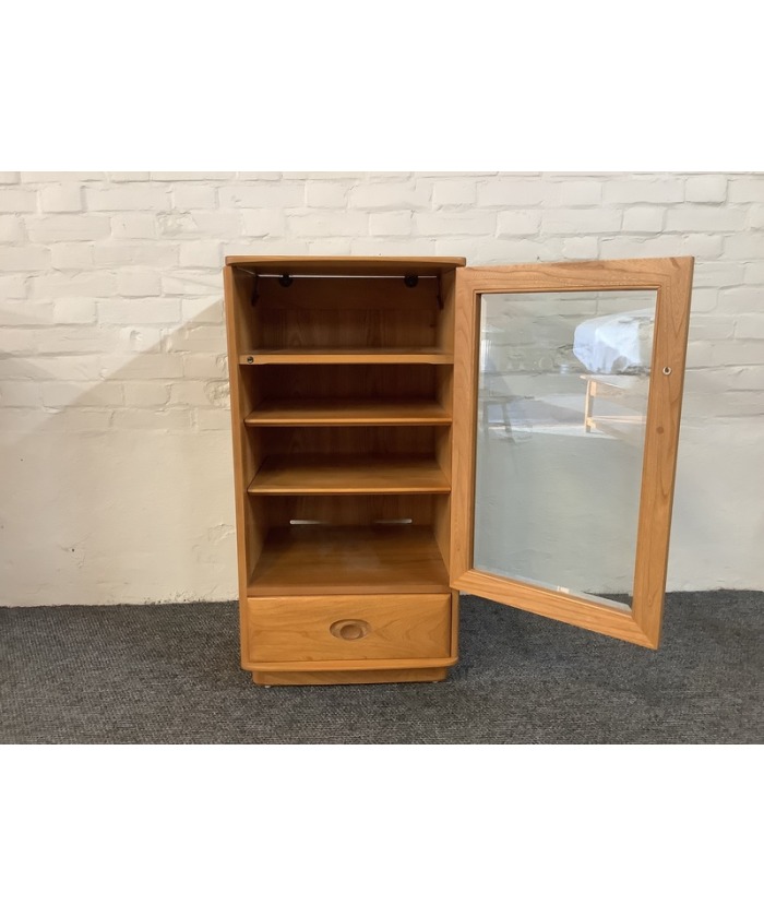 Ercol Windsor Hi Fi Cabinet In Light Finish.