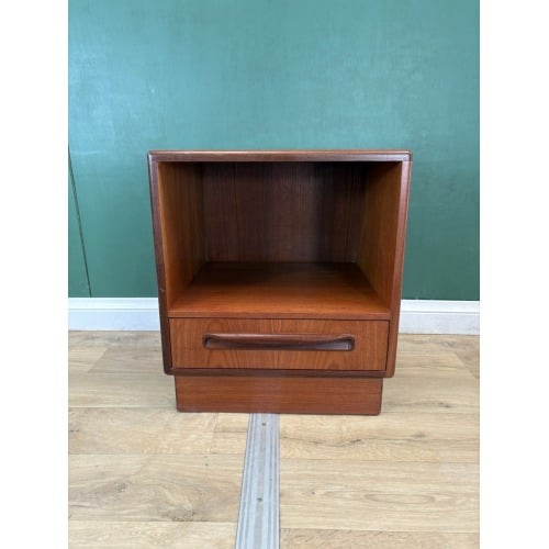 Mid Century Teak G Plan Fresco Bedside Cabinet-Courier Delivery