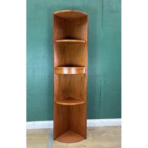 Mid Century Teak G Plan Tall Corner Cabinet-Courier Delivery