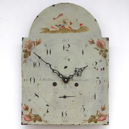 Original 18th Century Grandfather/Longcase Clock Dial. Fully Guaranteed.